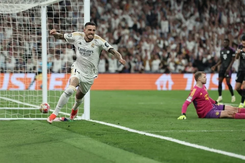 En menos de 5 minutos, Real Madrid venció 2-1 al Bayern Múnich y con global 4-3 avanzó a la Final de Champions, donde enfrentará al Dortmund | Foto: AFP