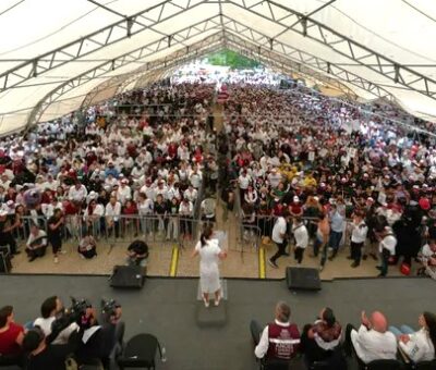 Este 2 de junio va a triunfar el pueblo de Chiapas y de México: Claudia Sheinbaum hace llamado a continuar con la transformación en el sureste mexicano. (Especial)