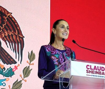 Claudia Sheinbaum recordó que triunfó la democracia el pasado 2 de junio y se comprometió a seguir actuando con diálogo y responsabilidad. (Especial)