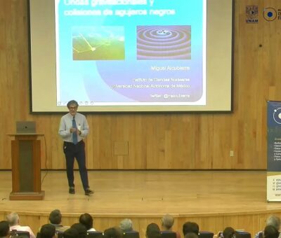 Las ondas gravitacionales se crean en el espacio cuando los objetos se mueven a altas velocidades. (UNAM)