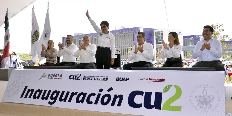 El futuro para miles de estudiantes inicia con esta nueva sede. (BUAP)