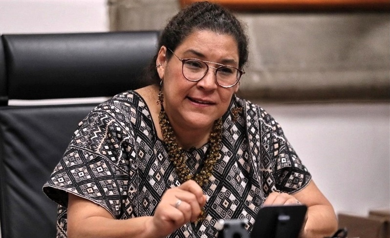 La ministra Lenia Batres en imagen de archivo. Foto Marco Peláez