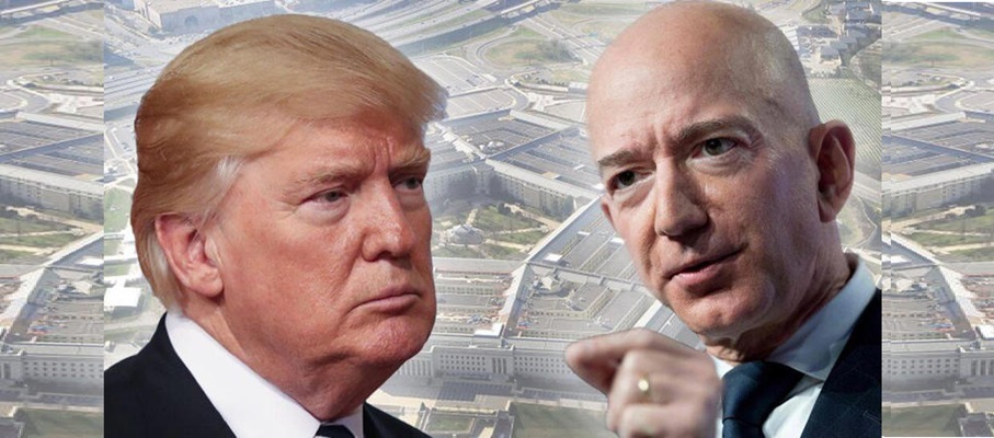 Trump ha dejado en claro en repetidas ocasiones su aversión por el dueño de Amazon, Jeff Bezos. FOTO: Especial