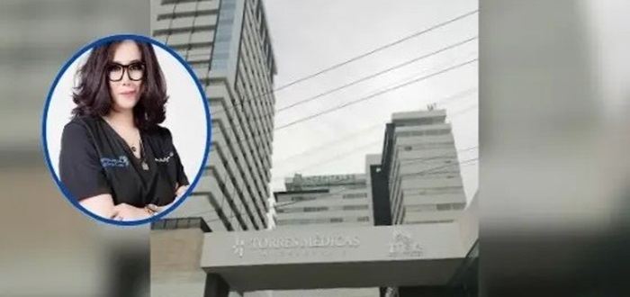 Clausuran consultorio de Marilyn Cote en Torres Médicas. Foto: Cortesía