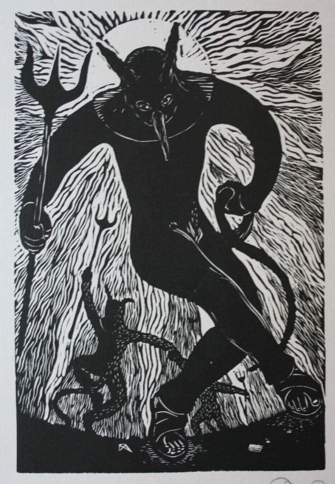 Ilustración, grabado de Fernando Ramírez Osorio.