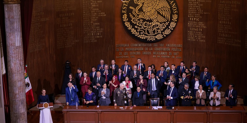 En el aniversario 108 de la Constitución de 1917.