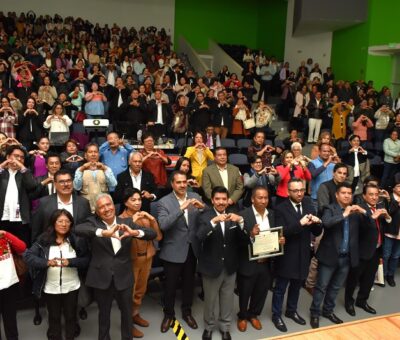 En la BUAP se inaugura el Décimo Encuentro Intercultural con motivo del Día Internacional de las Lenguas Indígenas. (Especial)