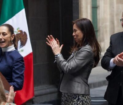 Directivos de la UNAM, UAM e IPN asistieron a la presentación del nuevo esquema del bachillerato nacional. Foto María Luisa Severiano