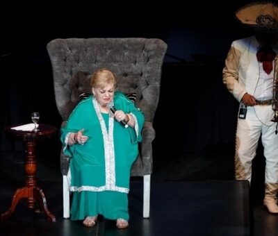 Paquita la del Barrio, hace un año, en su concierto "Juntos. La última parada", realizado en el Auditorio Nacional. Foto Cuartoscuro.