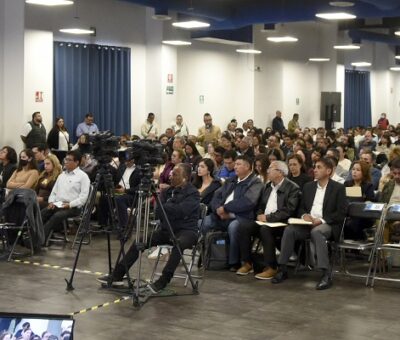 Durante la segunda sesión extraordinaria del Consejo Universitario de la BUAP. (Especial)