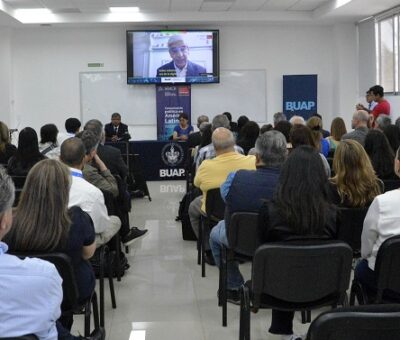 Rectora Lilia Cedillo inaugura Conferencia Regional Comunicación Política en América Latina. (BUAP)