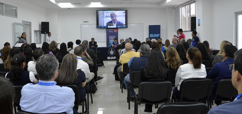 Rectora Lilia Cedillo inaugura Conferencia Regional Comunicación Política en América Latina. (BUAP)