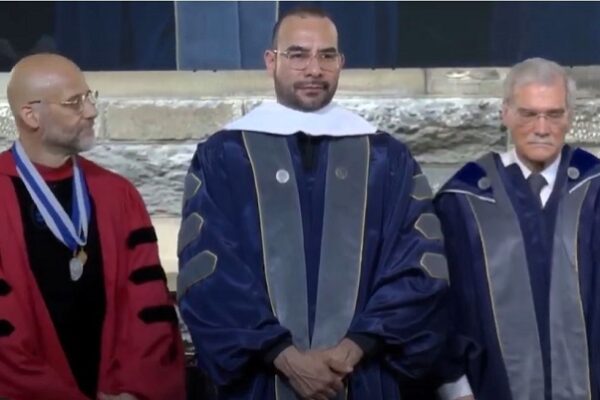 El rector de la Ibero recibió el título honorífico por la Universidad de Georgetown, en reconocimiento a su trayectoria académica y su compromiso con los derechos humanos y la dignidad humana.