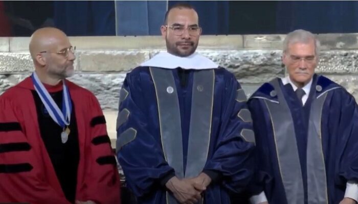 El rector de la Ibero recibió el título honorífico por la Universidad de Georgetown, en reconocimiento a su trayectoria académica y su compromiso con los derechos humanos y la dignidad humana.