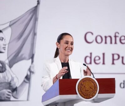 La mandataria habló sobre la libertad de expresión y las críticas que constantemente hay por parte de la oposición. Credito: Presidencia
