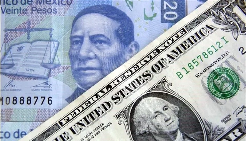 El tipo de cambio cerró el viernes en 18.95 pesos por dólar. Crédito: Especial