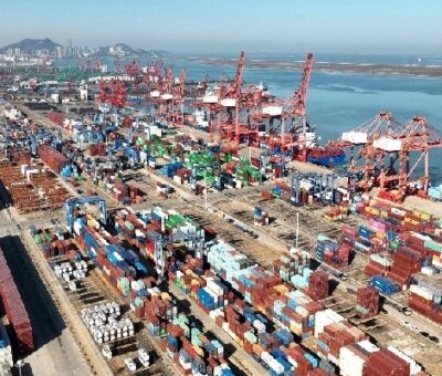 El Puerto de Lianyungang en la provincia oriental china de Jiangsu. Foto AFP / Archivo