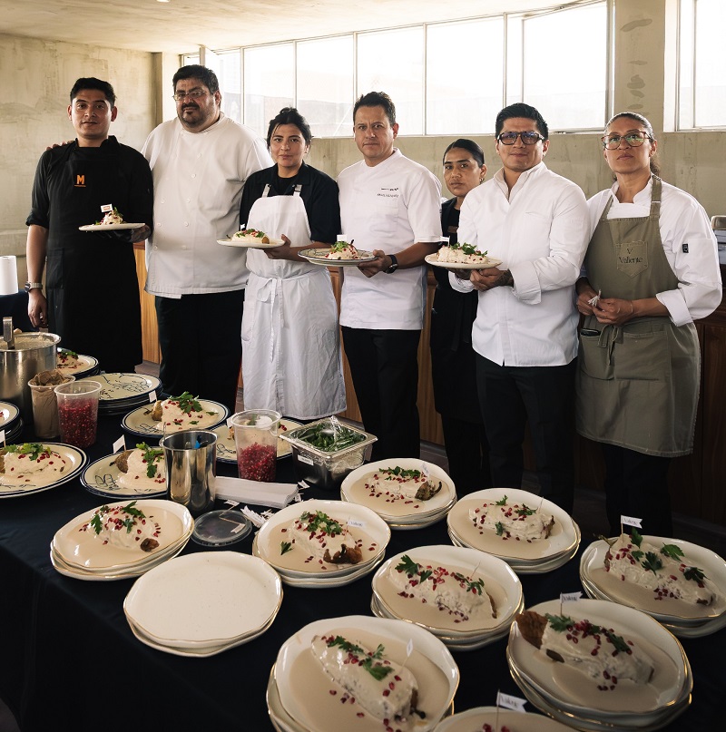 Así se vivió el festival Chile en Nogada: Joya de Puebla, en Glashaus, antesala de Latino Gastronomic (Cortesía)