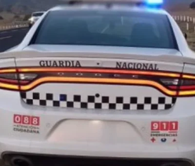 Patrulla de la Guardia Nacional. Foto: @GN_Carreteras