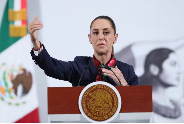 Claudia Sheinbaum en Ciudad de México, el 9 de septiembre. Mario Guzmán (EFE)