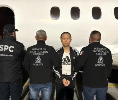 Omar García Harfuch, secretario de Seguridad y Protección Ciudadana, explicó en un mensaje en su cuenta de X, que Dong Zhang fue detenido en octubre del año pasado. Foto: @OHarfuch