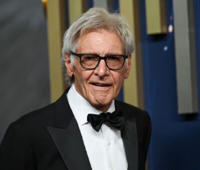 Harrison Ford, en los premios Emmy celebrados en el Peacock Theater de Los Ángeles, el 14 de septiembre de 2025. Gilbert Flores (Getty Images)