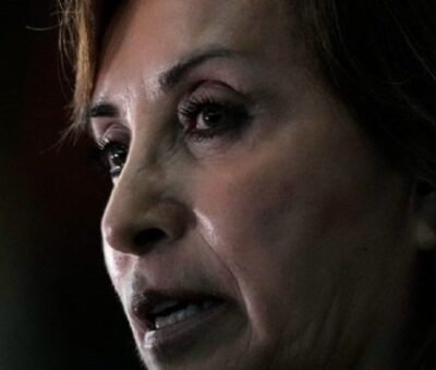 La presidenta de Perú, Dina Boluarte. Foto: AP