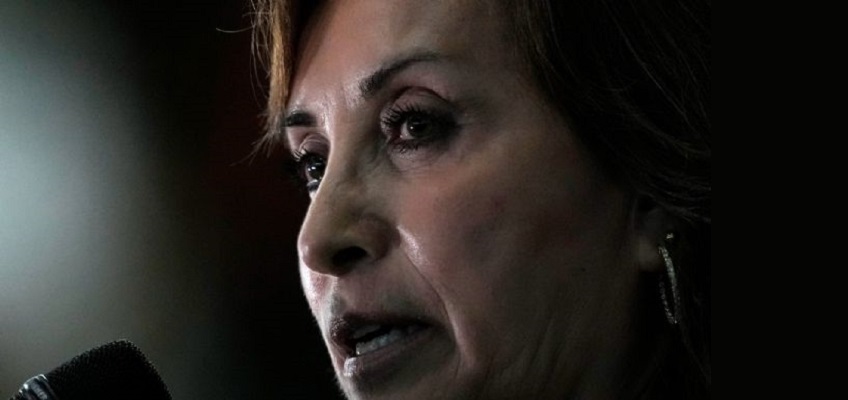 La presidenta de Perú, Dina Boluarte. Foto: AP