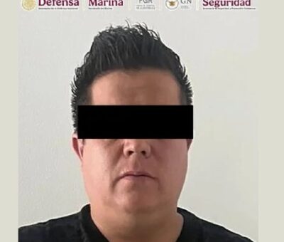 Detienen en Guadalajara a empresario poblano ligado al CJNGNazario "N", empresario detenido . Foto: @OHarfuch
