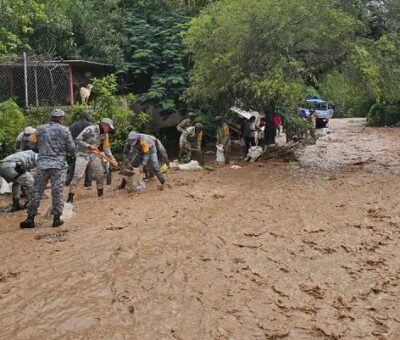 Ante las afectaciones por lluvias se ha desplegado los planes DN-III-E y Plan Marina. Foto SSPC
