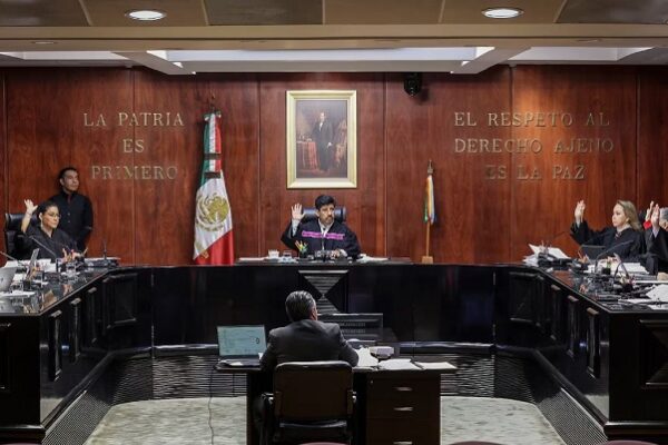 Sesión de la Suprema Corte de Justicia de la Nación, este jueves. SCJN