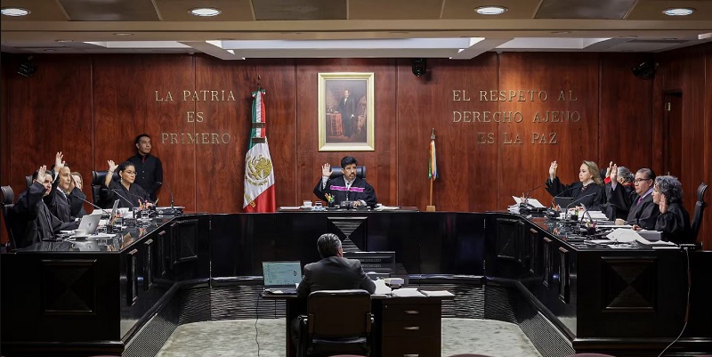 Sesión de la Suprema Corte de Justicia de la Nación, este jueves. SCJN