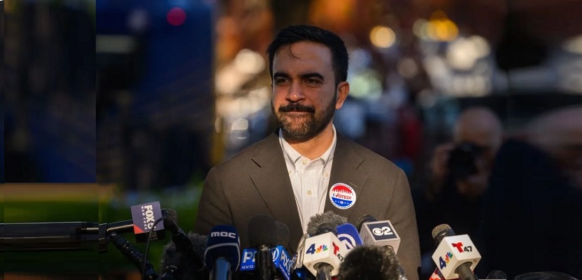 El socialista, Zohran Mamdani ganó la contienda electoral en Nueva York Crédito: AFP