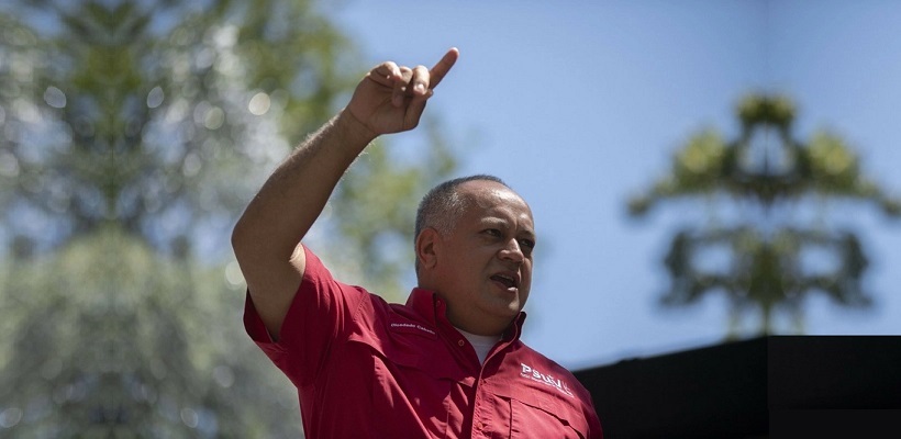 El ministro del Interior de Venezuela, Diosdado Cabello en imagen de archivo. Foto Xinhua