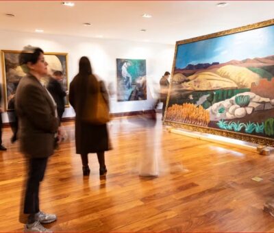 Exposición 'Pintura y escultura en el acervo patrimonial de México' en el Complejo Cultural Los Pinos, el 12 de enero. Aggi Garduño