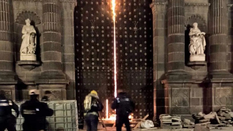 De acuerdo con información a la que tuvo acceso este medio, el incendio fue intencional. / Foto: Protección Civil Estatal