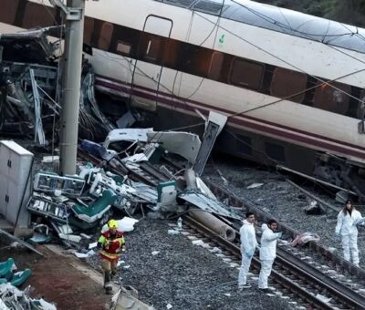 El peor accidente en la historia de la alta velocidad ferroviaria en España está provocando duelo y consternación. Foto tomada de redes