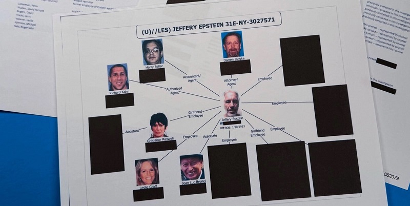 El Departamento de Justicia estadunidense publicó ayer un nuevo y último conjunto de archivos, que incluye más de tres millones de páginas, dos mil videos y 180 mil imágenes, relacionados con el desaparecido depredador sexual Jeffrey Epstein, en el que apareció de nuevo el presidente Donald Trump. AP