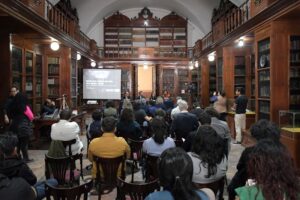 El encuentro lo coordinan la Biblioteca Histórica José María Lafragua y el Instituto de Ciencias Sociales y Humanidades “Alfonso Vélez Pliego”. / Foto: BUAP