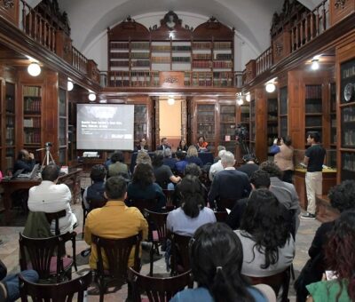 El encuentro lo coordinan la Biblioteca Histórica José María Lafragua y el Instituto de Ciencias Sociales y Humanidades “Alfonso Vélez Pliego”. / Foto: BUAP