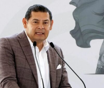 Alejandro Armenta, gobernador de Puebla y su #LeyCensura. Foto: Cuartoscuro / Mireya Novo