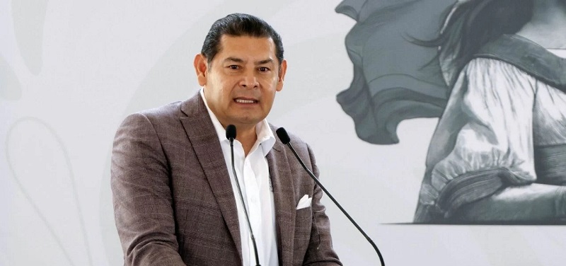 Alejandro Armenta, gobernador de Puebla y su #LeyCensura. Foto: Cuartoscuro / Mireya Novo
