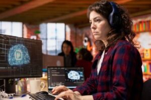 Alumnos apoyados por algoritmos. Foto: Freepik