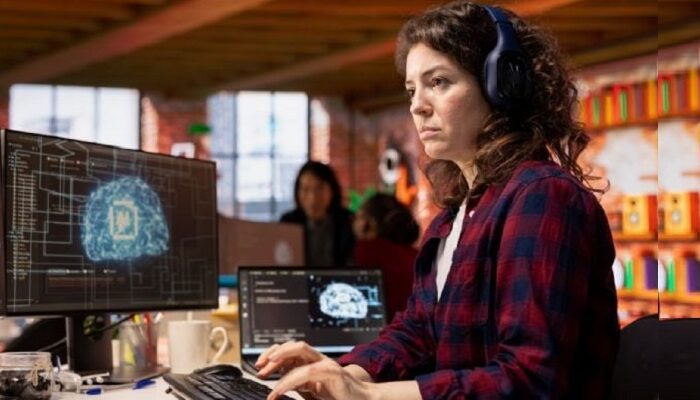 Alumnos apoyados por algoritmos. Foto: Freepik