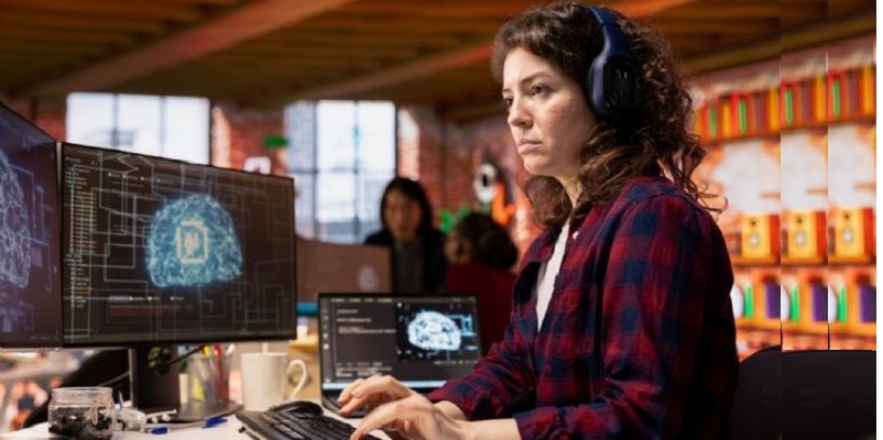 Alumnos apoyados por algoritmos. Foto: Freepik