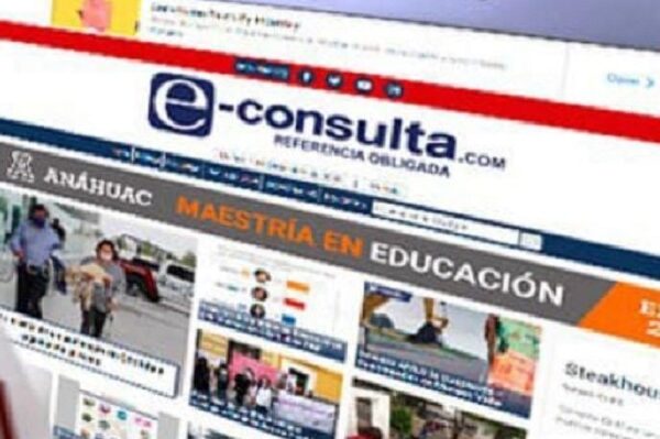 Portal e-consulta deja de ser propiedad del periodista Rodolfo Ruiz y pasa a cercanos de Armenta El portal de noticias e-Consulta. Foto: e-consulta
