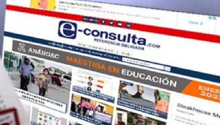 Portal e-consulta deja de ser propiedad del periodista Rodolfo Ruiz y pasa a cercanos de Armenta El portal de noticias e-Consulta. Foto: e-consulta