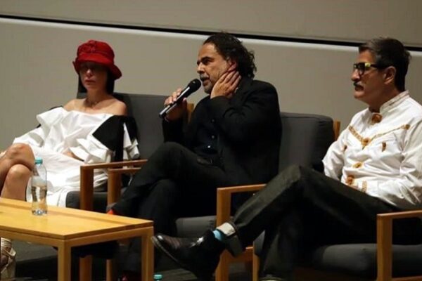En Cineteca Nacional Chapultepec dio una charla sobre el proceso de filmación de 'Amores Perros'. Crédito: Karla Cecilia Ayala Jiménez