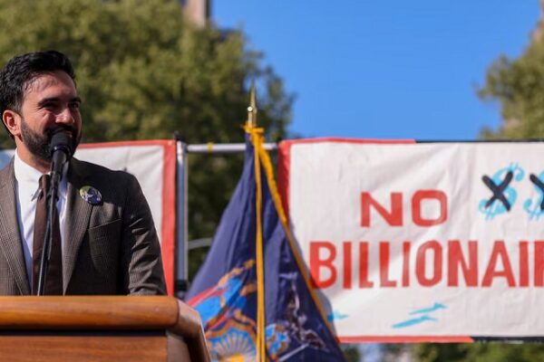 El alcalde de la ciudad de Nueva York, Zohran Mamdani, interviene durante una manifestación por el Día Internacional de los Trabajadores el pasado 1 de mayo. (Foto: Sarah Yenesel)
