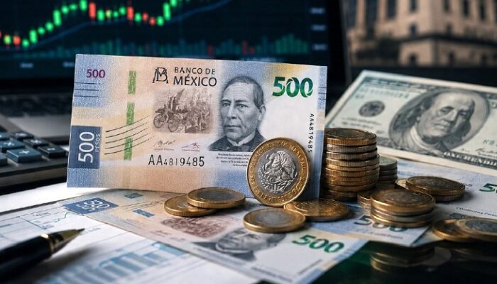 El peso mexicano registró una ganancia marginal mientras los mercados evaluaron el rumbo de las tasas de interés en México y Estados Unidos. Generada por IA